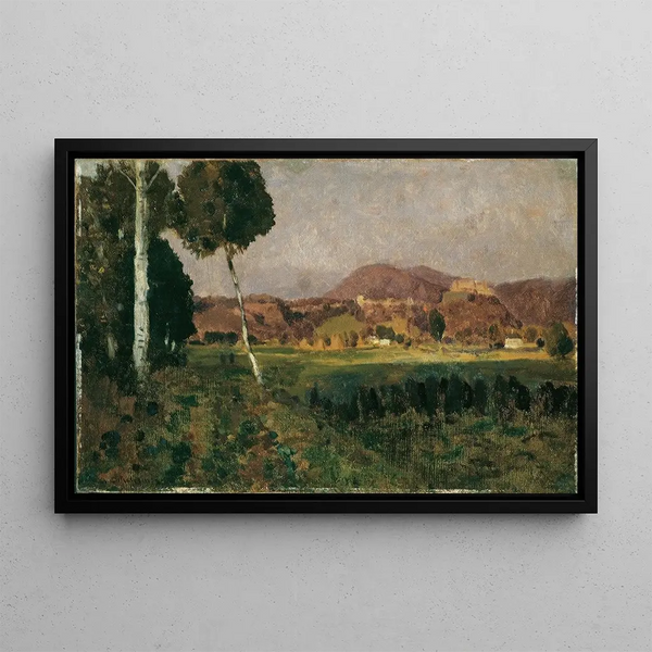 Adolf Ditscheiner - Burg Hohensalzburg mit Gaisberg.webp