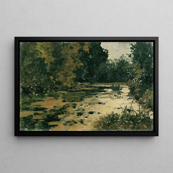 Tempel Waldhüter Waldbach - Adolf Ditscheiner — gerahmtes Bild an der Wand