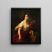 Judith mit dem Haupte des Holofernes - Adolf Gottlob Zimmermann — gerahmter Kunstdruck an der Wand