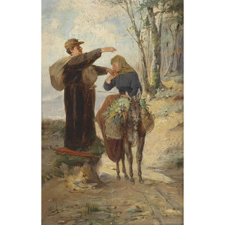 Adolf Humborg - Begegnung auf der Landstrae.webp
