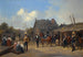 Soldaten bivouaquant dans un village - Adolf Ignatievich Ladurner — Ansicht des Kunstwerks
