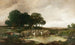 Schafe in einer regnerischen Landschaft - Adolf Kaufmann — Ansicht des Kunstwerks