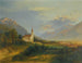 Die neue Pfarrkirche von Schaan - Adolf Obermüllner — Ansicht des Kunstwerks