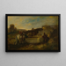Am Wasserpunkt - Adolf Schreyer — gerahmtes Bild an der Wand