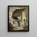 Der Kaffee - Adolf Seel — gerahmtes Bild an der Wand