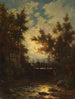 Nacht des Vollmonds am Dorfbach - Adolf Stademann — Ansicht des Kunstwerks