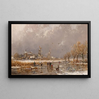Adolf Stademann - Winter Pleasures On The Ice.webp