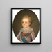 Kronprinz Le Dauphin Louis-Joseph-Xavier-François von Frankreich 1781-1789 - Adolf Ulrik Wertmüller — gerahmtes Bild an der Wand