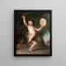 Cupidon comme Bacchus - Adolf Ulrik Wertmüller — gerahmtes Bild an der Wand
