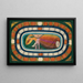 Die Delfine, ein riesiger absolut harmloser Vogel - Adolf Wölfli — gerahmtes Bild an der Wand