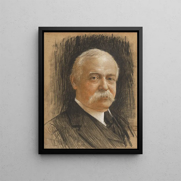 Marcus Daly - Adolfo Müller-Ury — gerahmtes Bild an der Wand