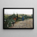 Nachmittag in der Villa - Adolfo Tommasi — gerahmtes Bild an der Wand