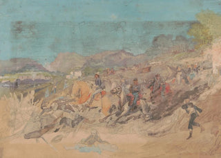 Adolph Metzner - Battle of Peach Tree Creek Georgia July 20 1864.webp
