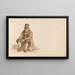 Brura Peer Vossevangen - Adolph Tidemand — gerahmtes Bild an der Wand