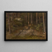 Studie des Waldes - Adolph Tidemand — gerahmtes Bild an der Wand
