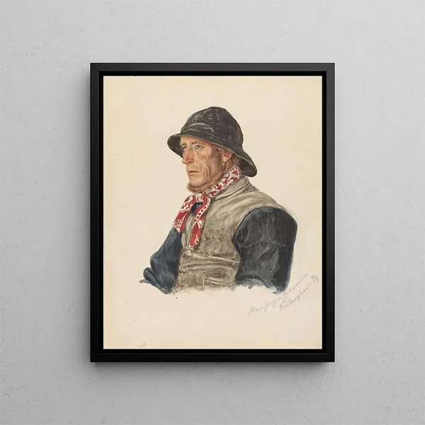 Hans Jørgen Johannesen Nevlunghavn - Adolph Tidemand — gerahmtes Bild an der Wand
