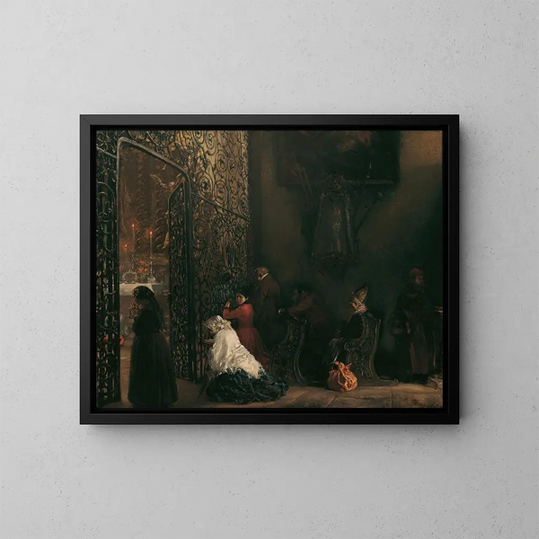 Frise - Adolph von Menzel — gerahmtes Bild an der Wand