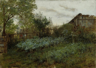 Adolph von Menzel - The Back Garden.webp