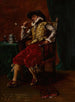 Cavalier rauchend - Adolphe Alexandre Lesrel — Ansicht des Kunstwerks