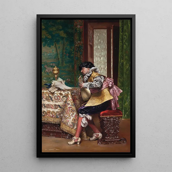 AdolpheAlexandre Lesrel - The Mandolin player.webp