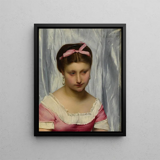 AdolpheAlexandre Lesrel - The Pink Ribbon.webp