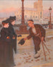 Der Almosen der Witwe - Adolphe Binet — Ansicht des Kunstwerks