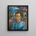 Au Bon Vin De France - Adolphe Feder — gerahmtes Bild an der Wand
