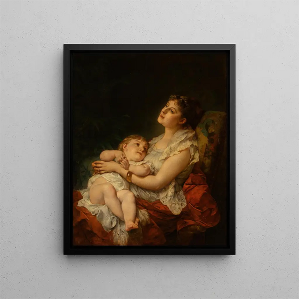 Adolphe Jourdan - A mothers love.webp
