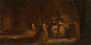 Adolphe Monticelli - A Woodland Fte.webp