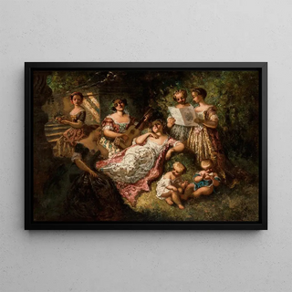 Adolphe Monticelli - Le concert.webp