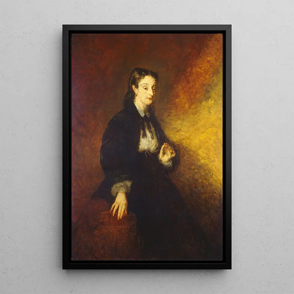 Reproduktion des Gemäldes Madame Cahen - Adolphe Monticelli