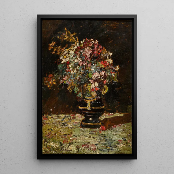 Reproduktion des Gemäldes Blumenvasen - Adolphe Monticelli