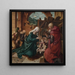 Anbetung der Hirten - Hans Leonhard Schufelein — gerahmtes Bild an der Wand