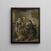 Besuch am Morgen - Adriaan de Lelie — gerahmtes Bild an der Wand
