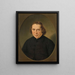 Portrait de Jan Nieuwenhuyzen - Adriaan de Lelie — gerahmtes Bild an der Wand