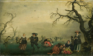 Adriaen Pietersz Van De Venne - Ice Skaters.webp