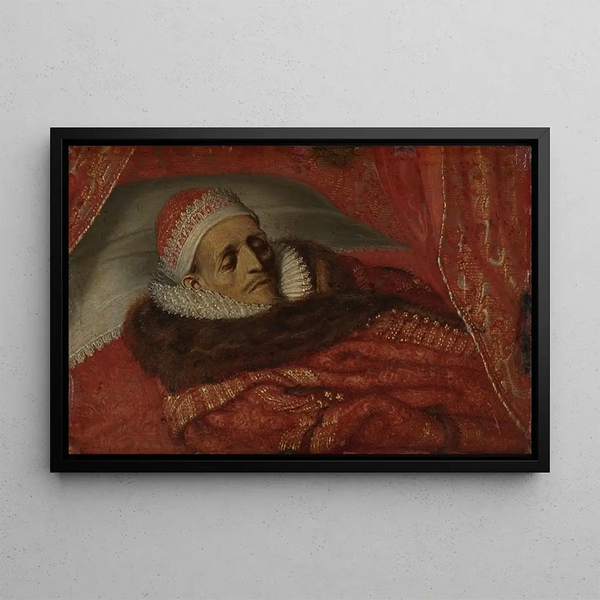 Adriaen Pietersz Van De Venne - Stadtholder Prince Maurice Lying in State.webp