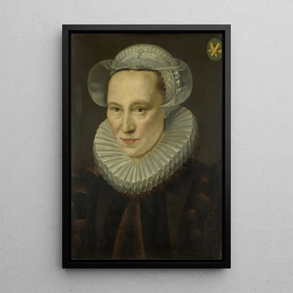 Reproduktion des Gemäldes Portrait von Grietje Pietersdr Codde - Adriaen Thomasz Key