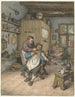 Ein Friseursalon - Adriaen van Ostade — Ansicht des Kunstwerks