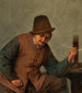Ein Bauer rauchend - Adriaen van Ostade — Ansicht des Kunstwerks