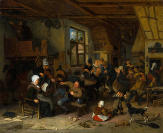 Adriaen van Ostade - Peasant Inn.webp