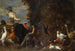 Basse-cour avec paon, dindon et canards - Cercle de Adriaen van Utrecht — Ansicht des Kunstwerks