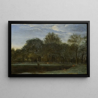 Adriaen van de Velde - Forest Clearing with Grazing Deer.webp