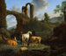 Landschaft mit Ruinen - Adriaen van de Velde — Ansicht des Kunstwerks