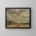 Ansicht der Dünen am Meer - Adriaen van de Velde — gerahmtes Bild an der Wand
