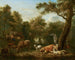 Landschaft mit Weideland und Vieh - Adriaen van de Velde — Ansicht des Kunstwerks