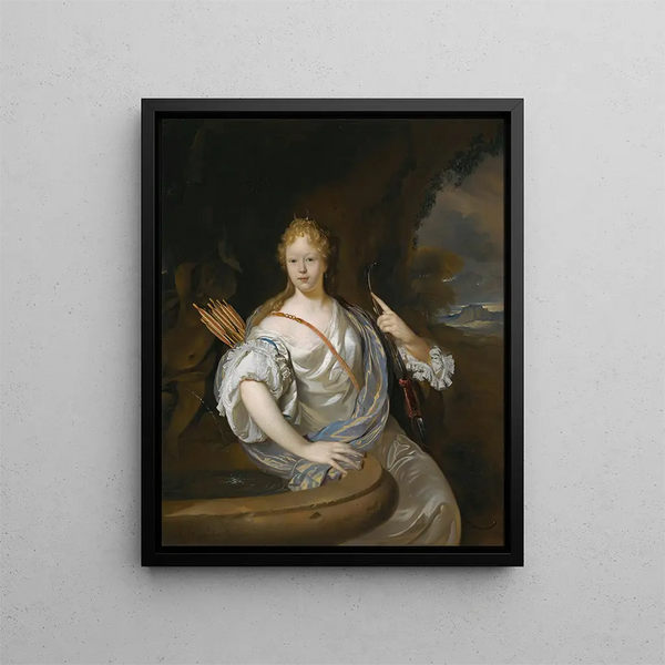 Adriaen van der Werff - Portrait Of A Lady Dressed As Diana.webp