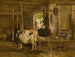Innenansicht der Stallung - Adrien Joseph Heymans — Ansicht des Kunstwerks