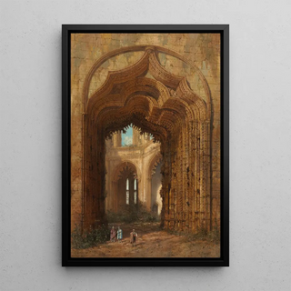Adrien Dauzats - Ruined Church.webp