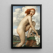 La baigneuse surprise - Adrien Thevenot — gerahmtes Bild an der Wand